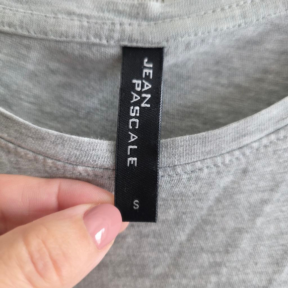 Women's Jean Pascale T-shirt Size S Gray - Picture 4 of 8